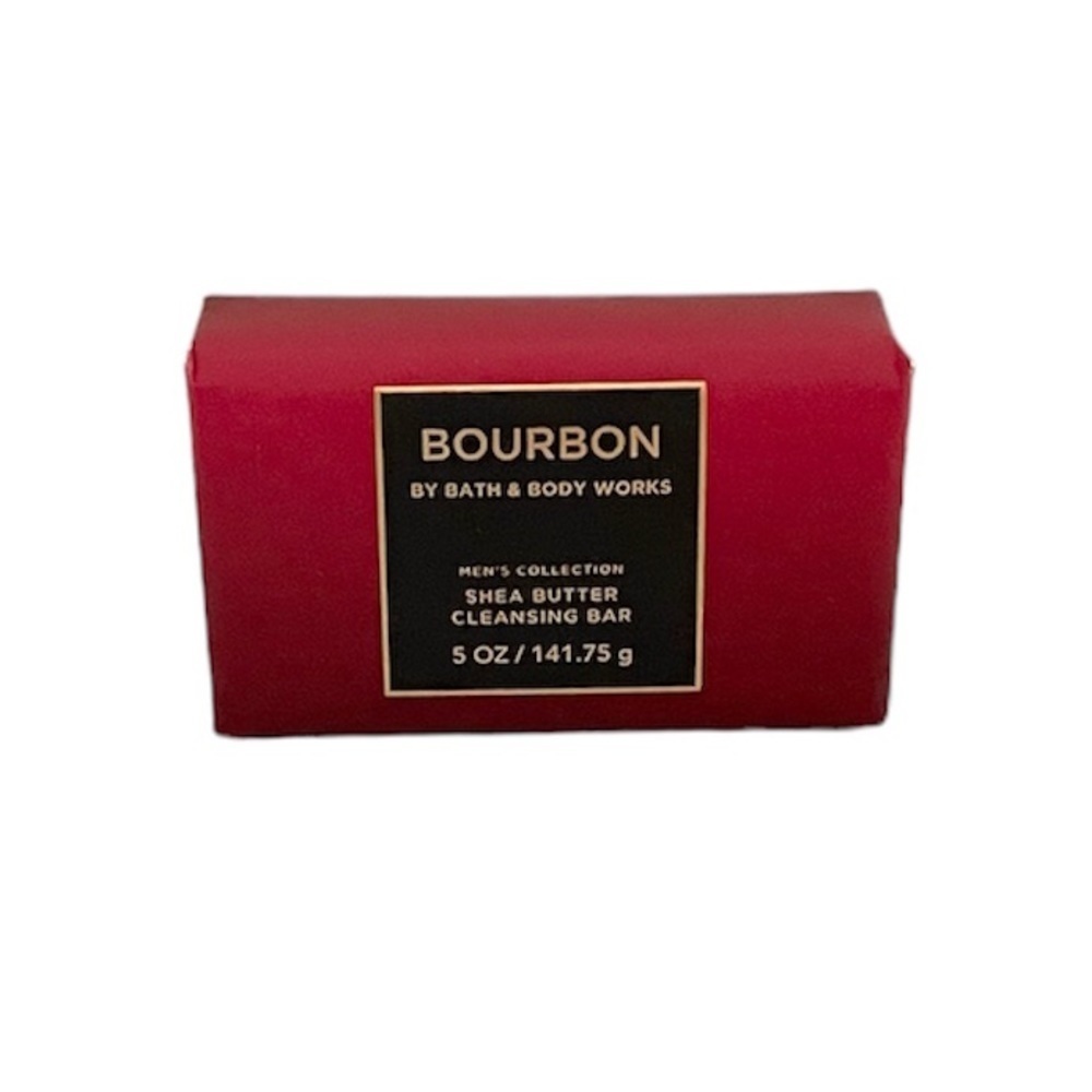 Bath & Body Works Bourbon Shea Butter Men’s Cleansing Soap Bar Full Size 5 oz - Picture 5 of 5